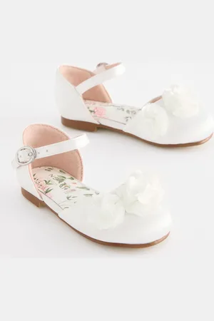 Next Satin Bridesmaid Ankle Strap Corsage Occasion Shoes