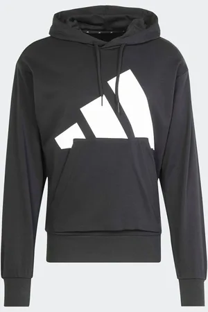 adidas Essentials Sweat à capuche en éponge à grand logo FrançaisS Reg