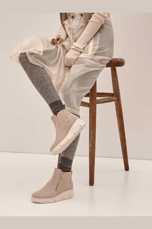 Vionic Uptown Sur Coupe large Leather Ankle Bottes