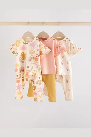 Next Lot de 6 leggings et hauts bébé imprimés Character6268cm
