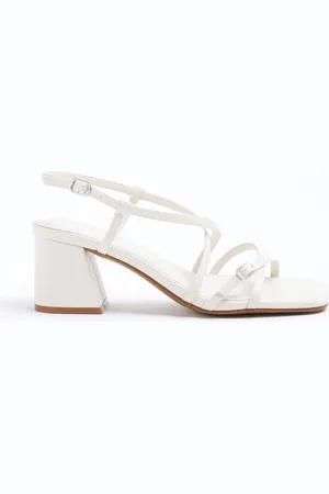 River Island Strappy Block Heel Sandalseu35uk2