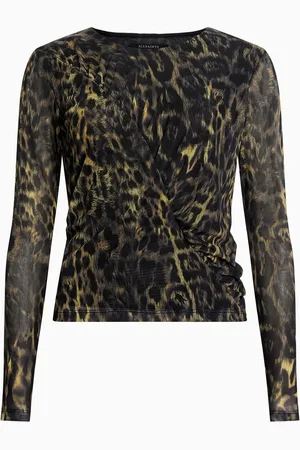 AllSaints Haut Allsaints Leopard Imprimé Edana en maille