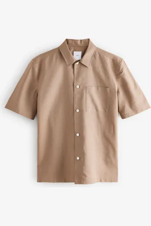 Next Chemise à manches courtes en lin et coton mélangés3XL