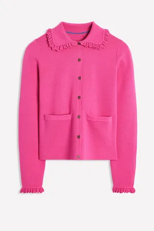 Boden Jessie Frill Collared Cardiganxsmall