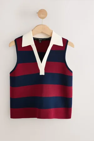Next Débardeur polo sans manches en maille éléganteM Reg