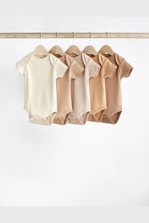 Next 100% Cotton Baby Bodies 5 Pack1.5 - 2 ans (86 - 92cm)