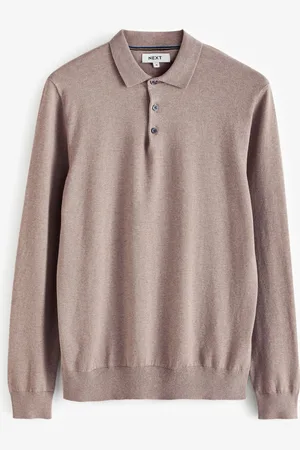 Next Polo en maille à manches longuesM Reg