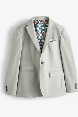 Next Veste de costume slim en lin mélangé46 Short (UK 36 S)