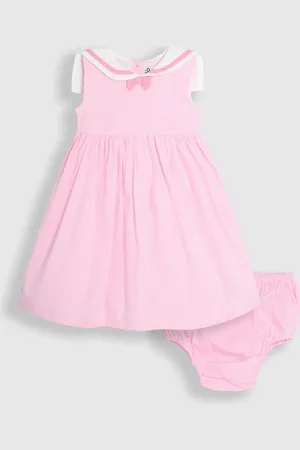 JoJo Maman Bébé Sailor Stripe Party 100% Cotton Dress98104cm