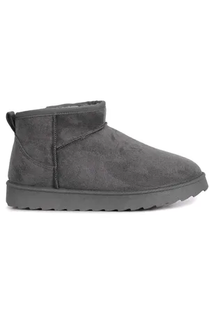 Linzi Bottines doublées en fausse fourrure Mini Addy en faux daim