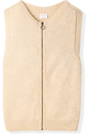 CELTIC & CO. .Cream zippé Cardiganxlarge