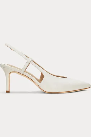 Ralph Lauren Khloe Leather Slingback Heels