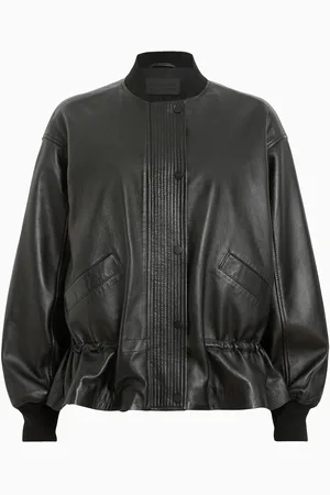 AllSaints Allsaints Veste bombardier en cuir Sofi38