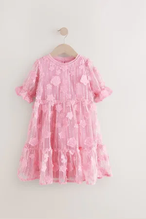 Next Mesh Flower Sequin Party Dress (3-16yrs)4 ans (104cm)
