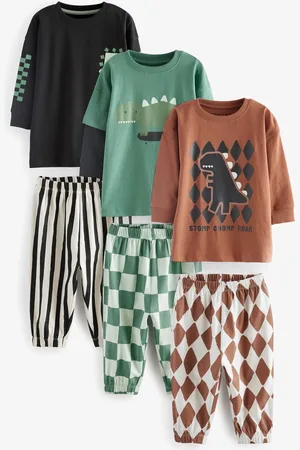 Next 3 Lot Oversized 100% Cotton Pyjamas (9mths-10yrs)5 - 6 ans (110 - 116cm)