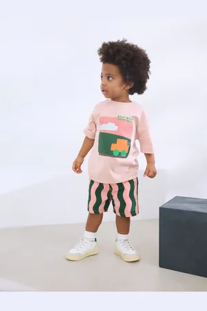Next Ensemble T-shirt et short en coton 100% (3mths-7yrs)6268cm