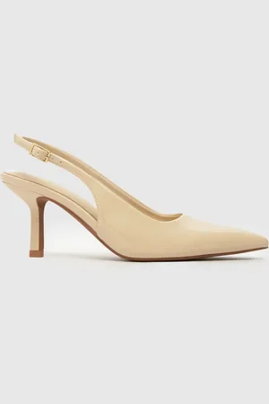 Schuh Selene Slingback Point Natural Shoeseu38
