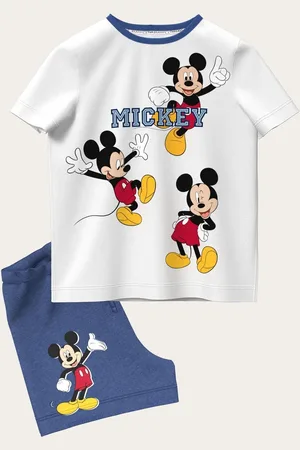 Brand Threads Mickey Mouse ensemble haut et short 100% coton104110cm