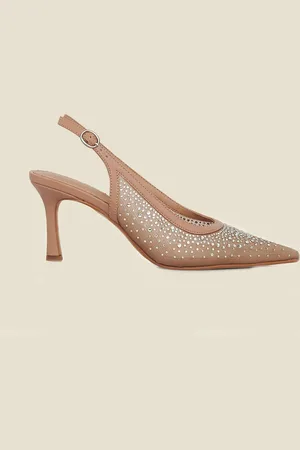 Sosandar Sparkle Slingback Court Heelseu41