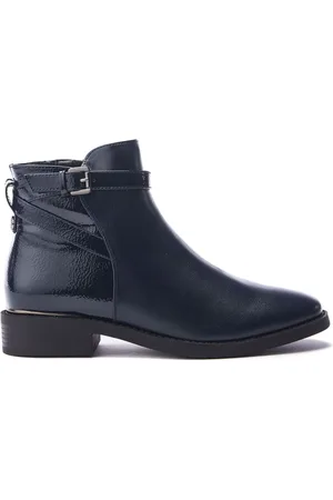 Moda In Pelle Laira Smart Ankle Bottes With Strap Detail