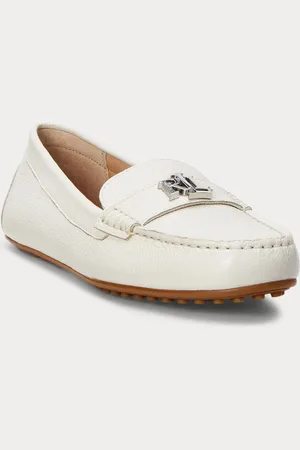 Ralph Lauren Barnsbury Pebbled Leather Mocassins Chaussureseu38