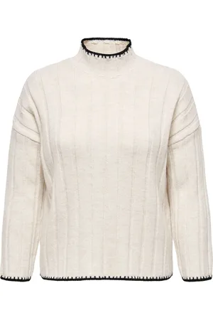 ONLY Pull en tricot à maille contrastée - Pull en tricotM 18-20