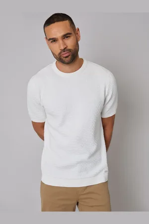 Threadbare T-shirt texturé en maille sur le devantTrès grand