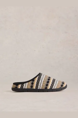 White Stuff Chaussons mules tricotés