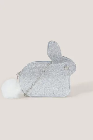 Monsoon Faux Fur Pom Pom Bunny BagTAILLE UNIQUE
