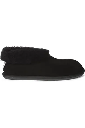 CELTIC & CO. Chaussons bottine en peau de mouton pour homme