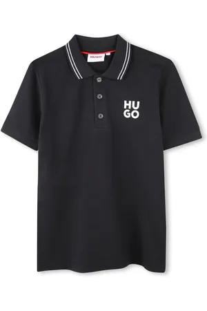 HUGO BOSS Square Poitrine Logo Manches courtes Polos10 ans (140cm)