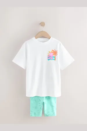 Next Oversized T-Shirt And Cycle Shorts Top & Shorts Set (3-16yrs)104110cm