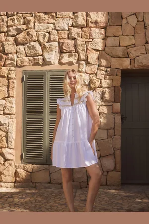 Next Mini peignoir à franges avec insertion de dentelle et lin42