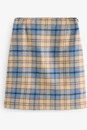 CELTIC & CO. Jupe Celt en laine bleue42