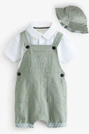 Ted Baker Seersucker Dunagrees, ensemble polo et chapeau8086cm