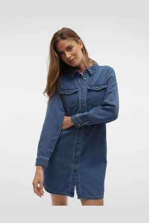 VERO MODA Manches longues Denim Robe38