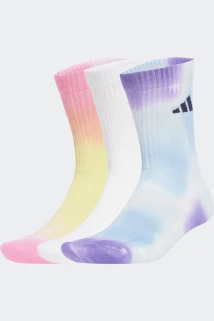 adidas Lot de chaussettes noires tie-dye Col rond 311-11.5