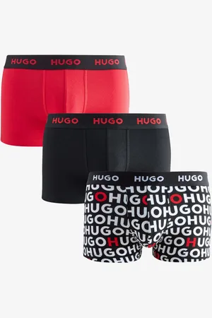 HUGO BOSS Boxer en coton avec logo à la taille 3 Lotxlarge