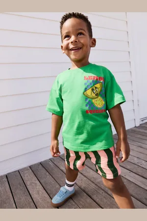 Next 100% Cotton Short Sleeve Back Print T-Shirt (3mths-7yrs)6 - 7 ans (116 - 122cm)
