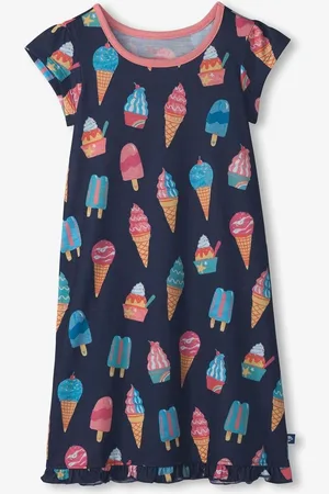 Hatley Peignoir Ice Cream Treats Volants Hem NIGHT104110cm
