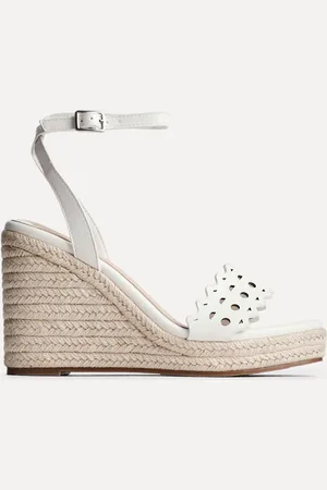 Linzi Mellow Wedges With Laser Cut Front Strapeu355