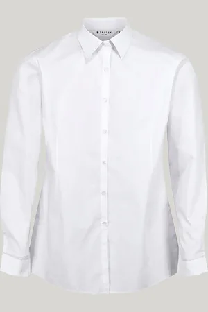 Trutex Lot de 3 chemises blanches à manches longues13 ans (158cm)
