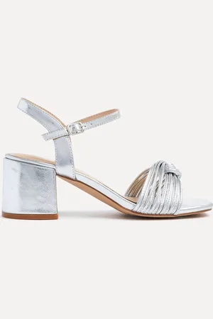 Linzi Susanna - Sandales à talons hauts avec détails noués sur le devant