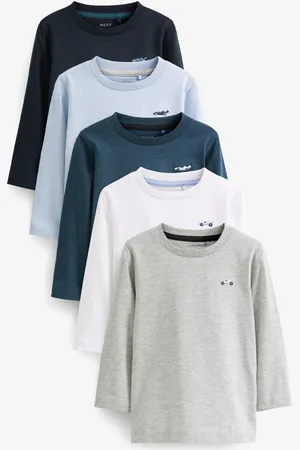 Next T-shirt à manches longues 100% coton 5 Pack (3mths-7yrs)1.5 - 2 ans (86 - 92cm)