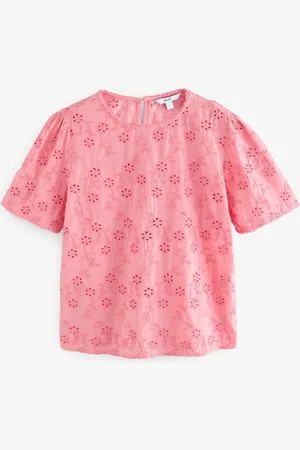 Next Chemisier texturé Fleuri Cornelli à manches brodées 100% coton44