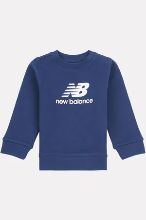 New Balance Sweat Kids 100% coton Français Terry à logo empilé3 - 4 ans (98 - 104cm)