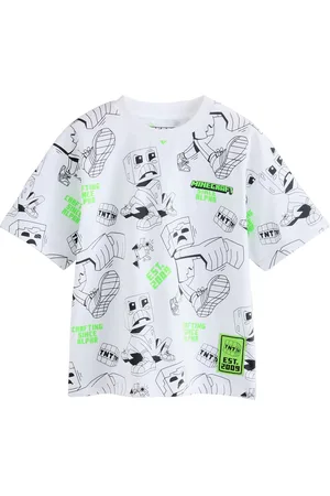 Next 100% Cotton Licensed Minecraft T-shirt (3-16ans)116122cm