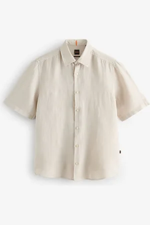 HUGO BOSS Regular Fit Short Sleeve ShirtMédium