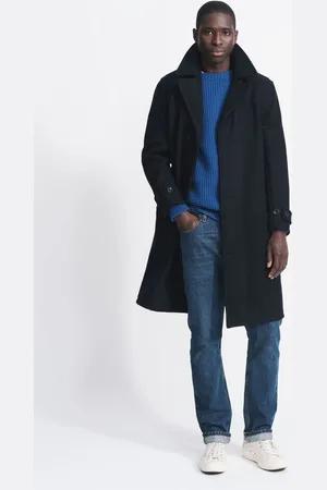 Aubin Blue Raleigh Wool CoatM