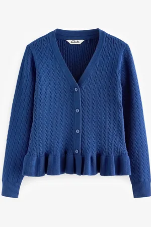 Clarks School Cardigan en maille torsadée6 ans (116cm)